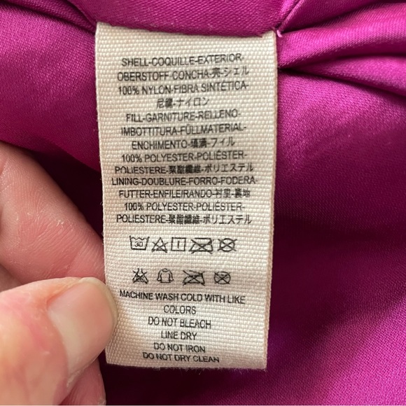 Free People Easy Quilted Pink Bomber Jacket Size Medium - Picture 8 of 8